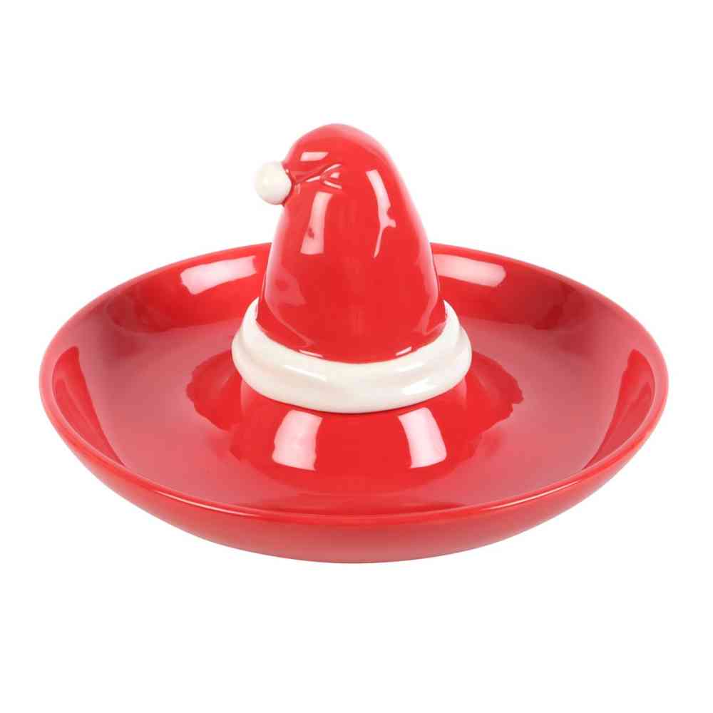 Something Different - Red Santa Hat Chip and Dip Serviertablett - Mehrfarben